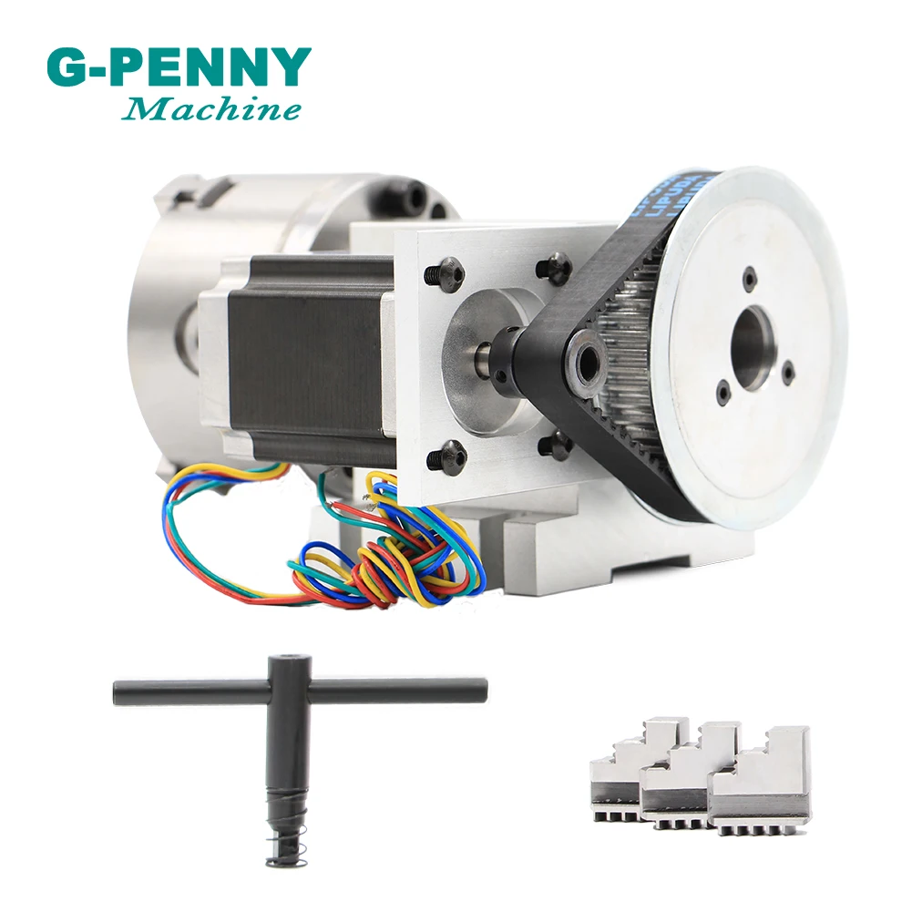3 кулачковый патрон 100 мм 4 осевой с ЧПУ разделительная головка ЧПУ/вращение 6:1 А