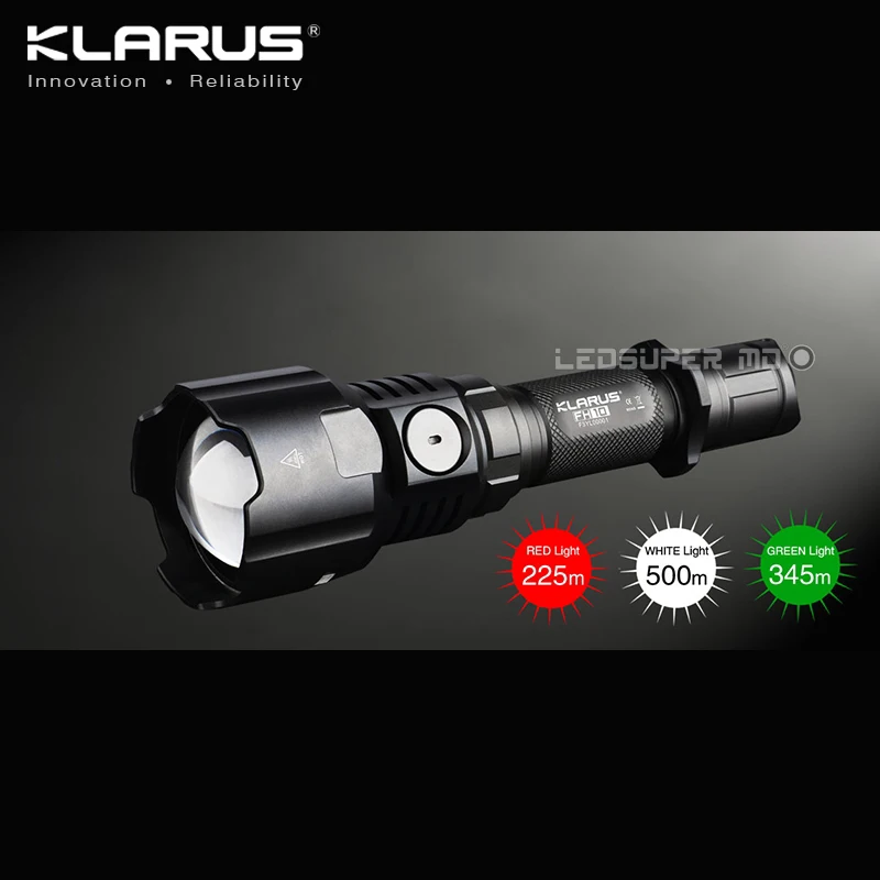 Оригинал KLARUS FH10 BAC CREE XP L HI V3 светодиодный регулируемый луч на большое расстояние