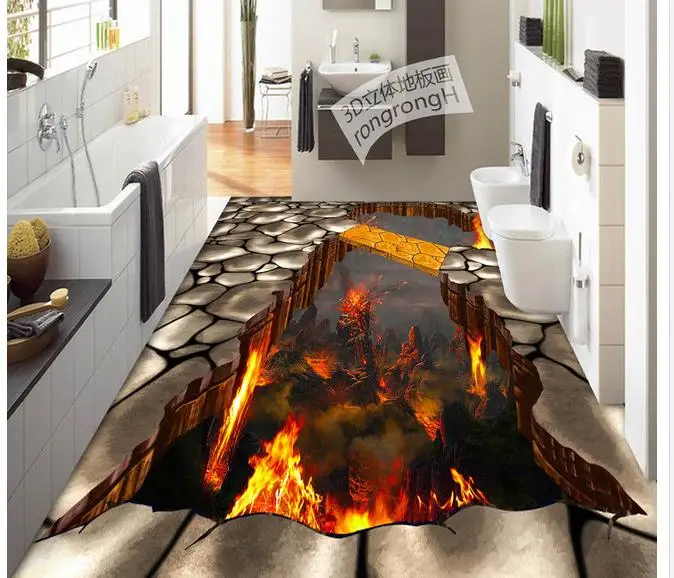 Рок голова Магма 3D Трехмерная живопись | Строительство и ремонт