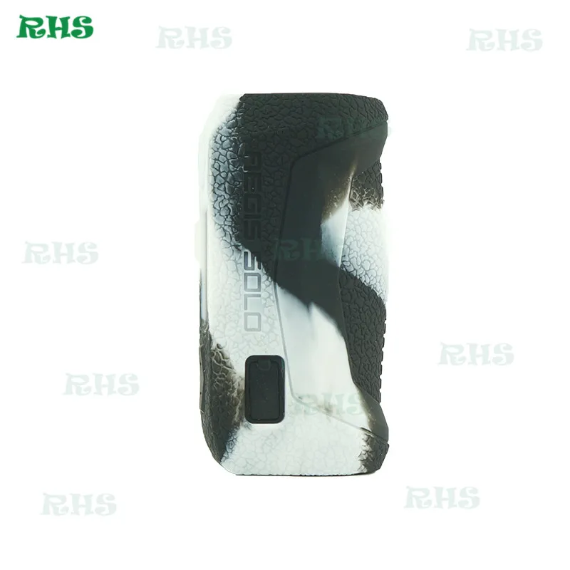 black white RHS Новые товары для дома силиконовый защитный чехол для GeekVape Aegis Solo 100W 13 цветов - Цвет: black white
