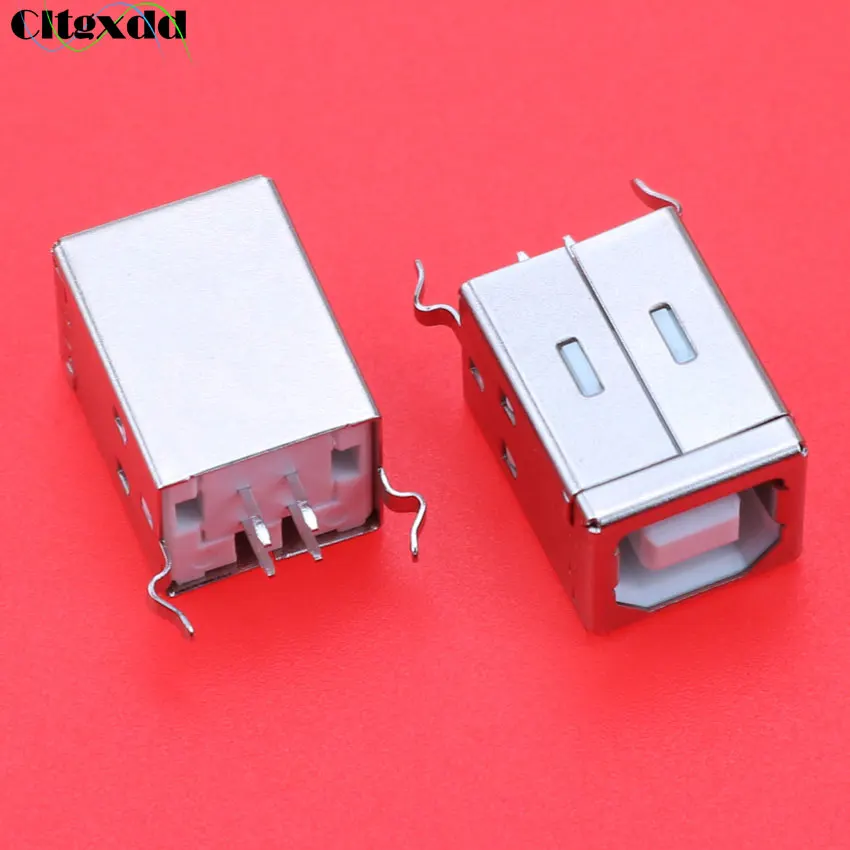 Cltgxdd 1 шт. USB 2 0 разъем типа в гнездовой 180 градусов принтер передача данных для