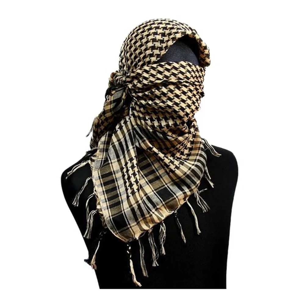 Женский тактический шарф белый Камуфляжный в стиле милитари 110 см 42 дюйма|tan|tan