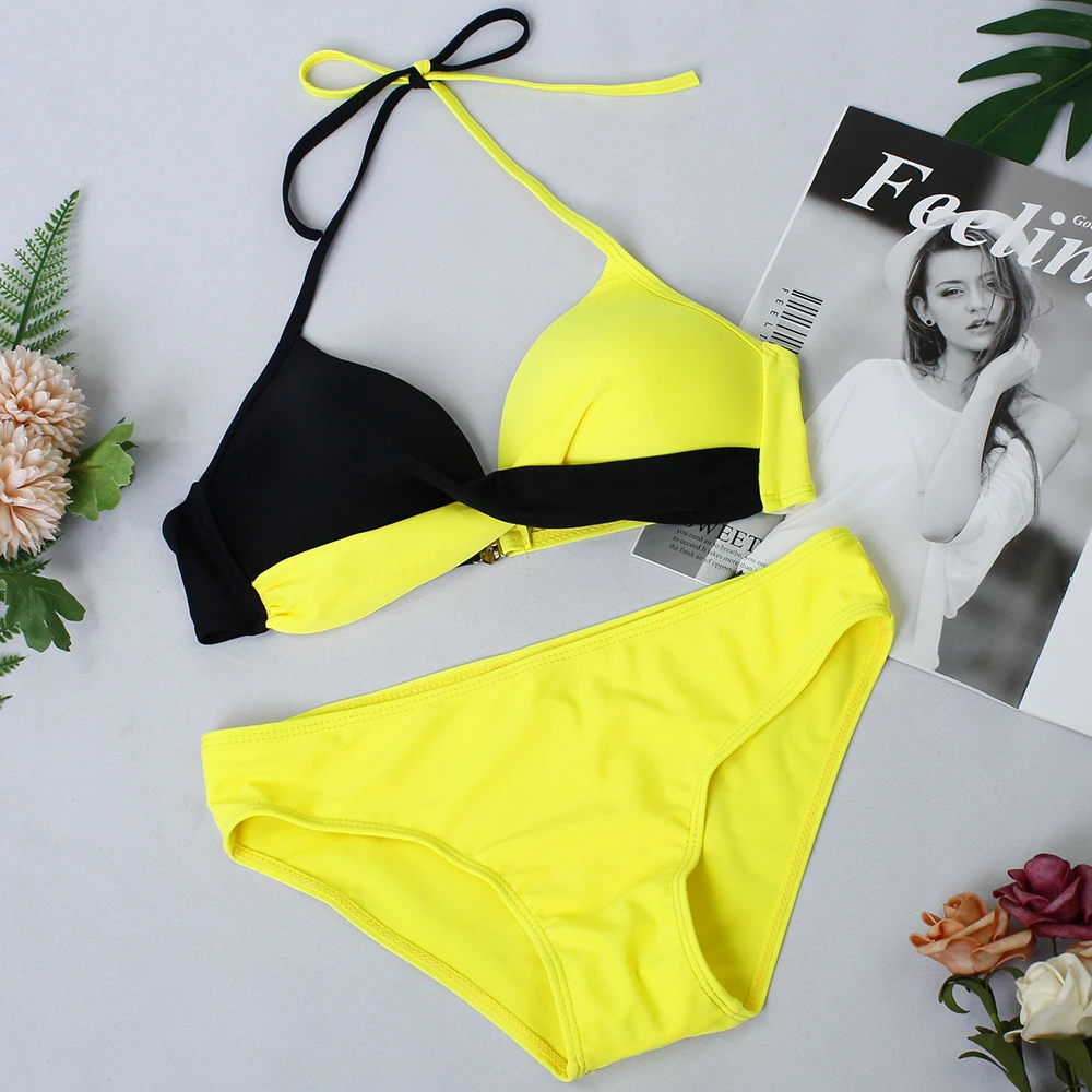 Женское бикини с эффектом пуш-ап 2019 | Женская одежда