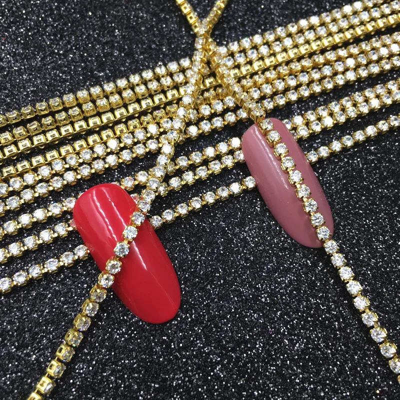 Золотая цепочка с круглым цирконом Ювелирное Украшение сделай сам прозрачный