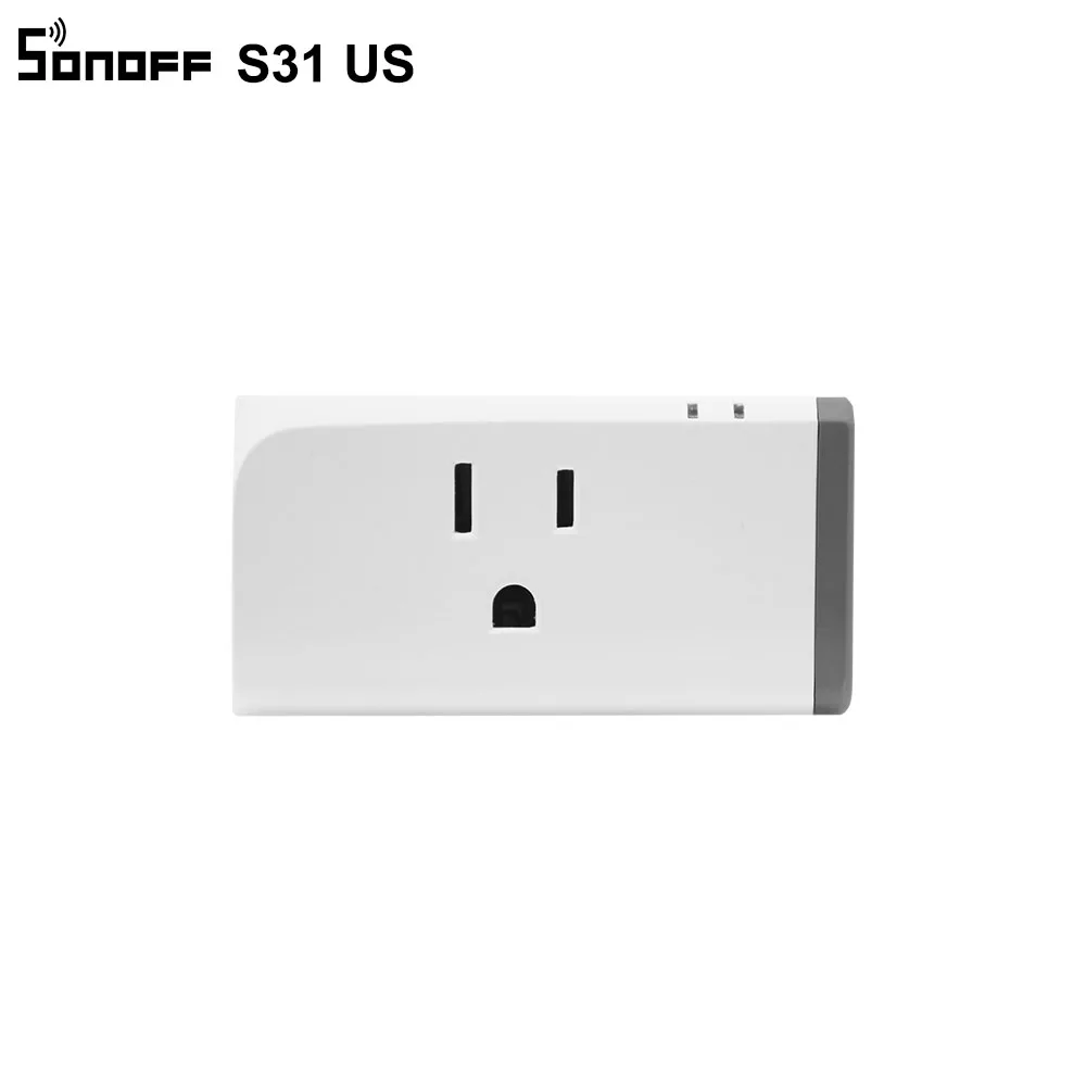 Смарт розетка Sonoff S31 15 А Wi Fi с поддержкой Alexa|Смарт-гаджеты| |