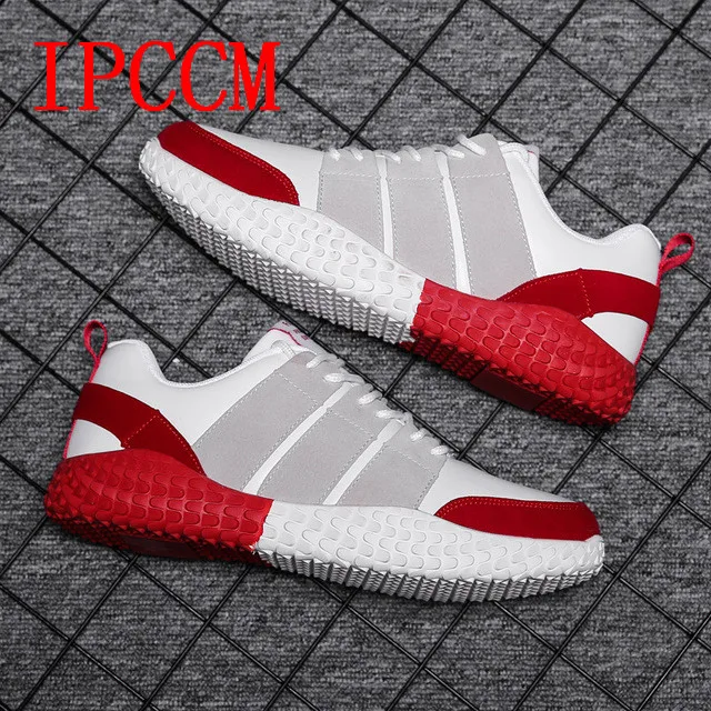 Men's shoes fall loafers 2019 Korean version fashion British men's lace-up sneakers running | Обувь