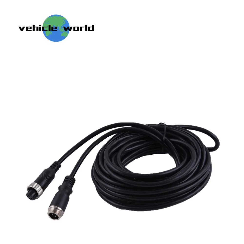 Автомобильная запасная камера заднего вида 5 метров удлинитель с 4-контактным