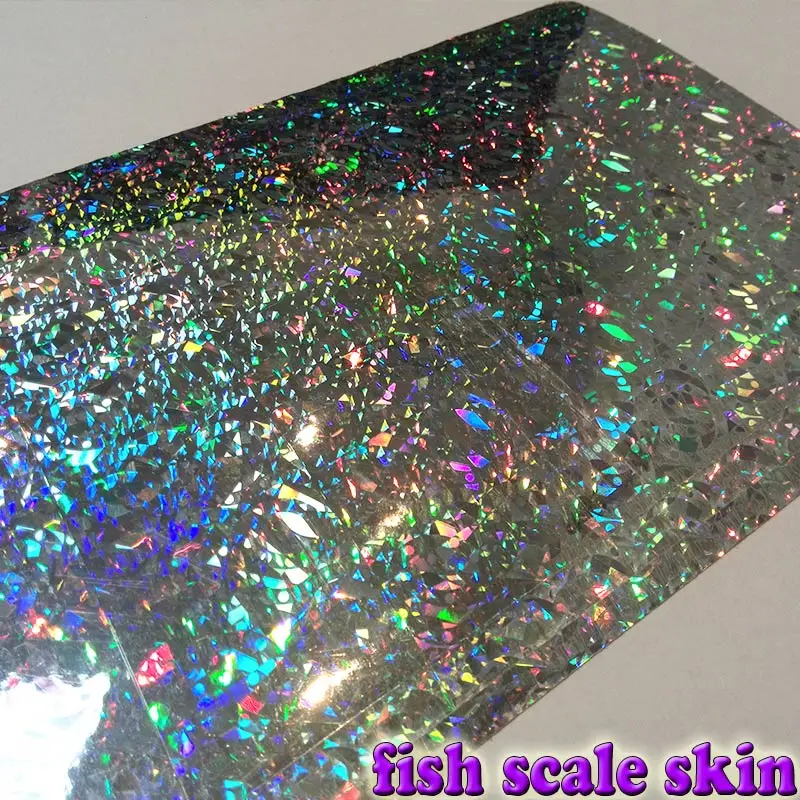 Лидер продаж 2017 стикер для приманок прозрачная кожа рыбы размер: 10 см * 15