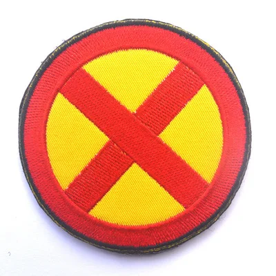 1 X MEN Серебряный/черный супер герой комиксы Marvel ТВ фильм Униформа аппликация нашивки утюг на патч вечерние подарки крюк одежда - Цвет: 1
