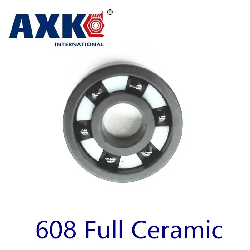 2019 прямые продажи настоящий Axk 608 Полный керамический подшипник (1 шт.) 8*22*7 мм Si3n4