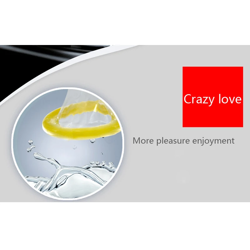 ELASUN 6 + из 2 предметов презервативы Crazy Love большой масло натуральный каучуковый