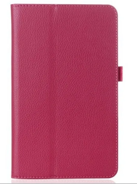 rose red Чехол для samsung Galaxy Tab 2 10,1 P5100 P5110 P7500 P7510 с откидной крышкой, кожаный чехол-книжка для планшета, защитный чехол+ стилус - Цвет: rose red