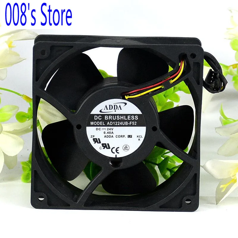 Новый радиатор охлаждающий вентилятор для AD1224UB-F52 12038 12 см 120*120*38mm 24V 0.2A DC