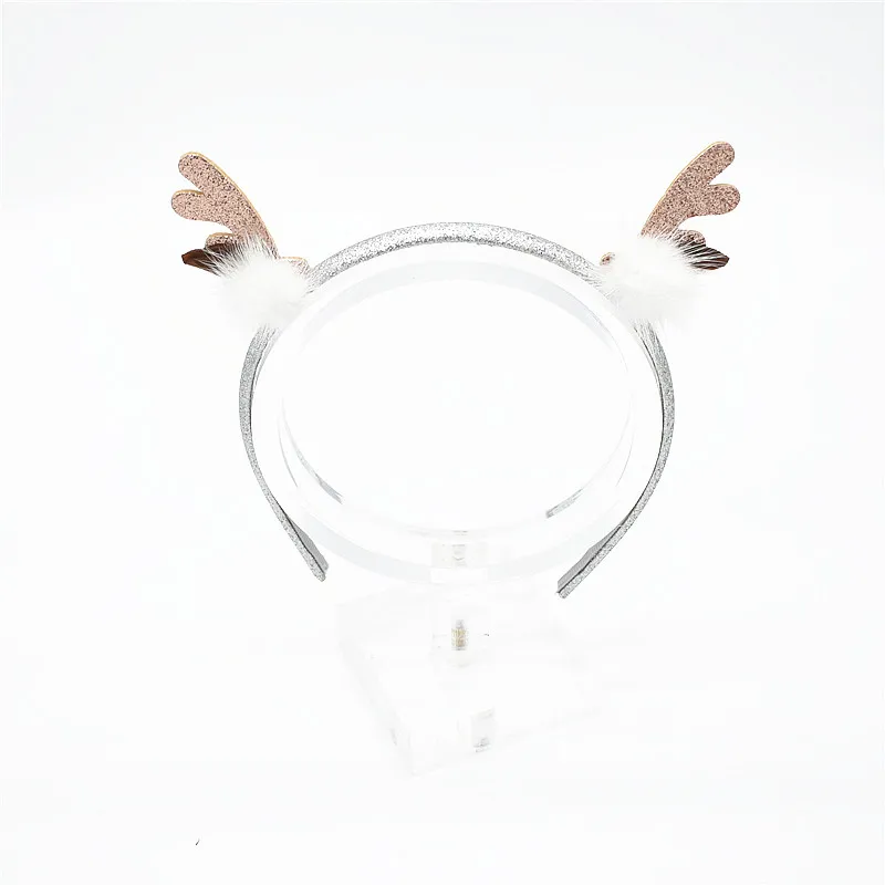 765 Feliz Natal Sino Penas Pano головная повязка Do Chifres Festa de Decoracoes Presentes Christmas 1psc|headband christmas|christmas