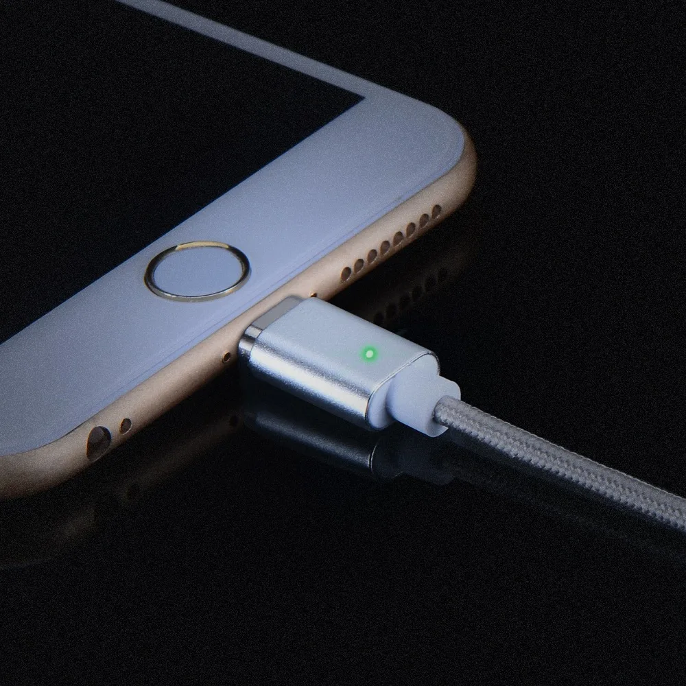 Магнитный кабель Lightning для iPhone и iPad 3 FT Gen 5 (серебристый) | Автомобили мотоциклы