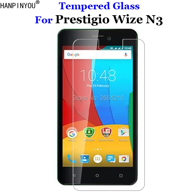 Для Prestigio Wize N3 5 0 &quotзакаленное стекло 9H 2.5D Премиум Защитная пленка для экрана Psp 3507
