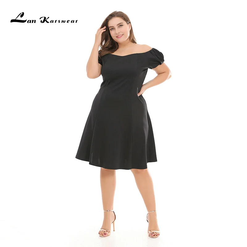 Lan Karswear 2018 Бандажное платье с коротким рукавом и вырезом лодочкой Сексуальные