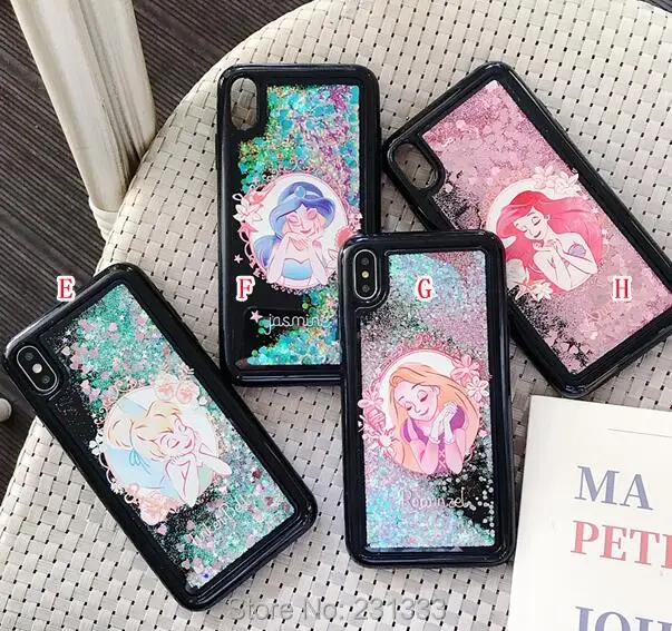 C ku для Iphone X XS MAX XR 8 7 PLUS 6 6S 3D мягкий чехол из ТПУ с жидким блеском Hello Kitty Flower