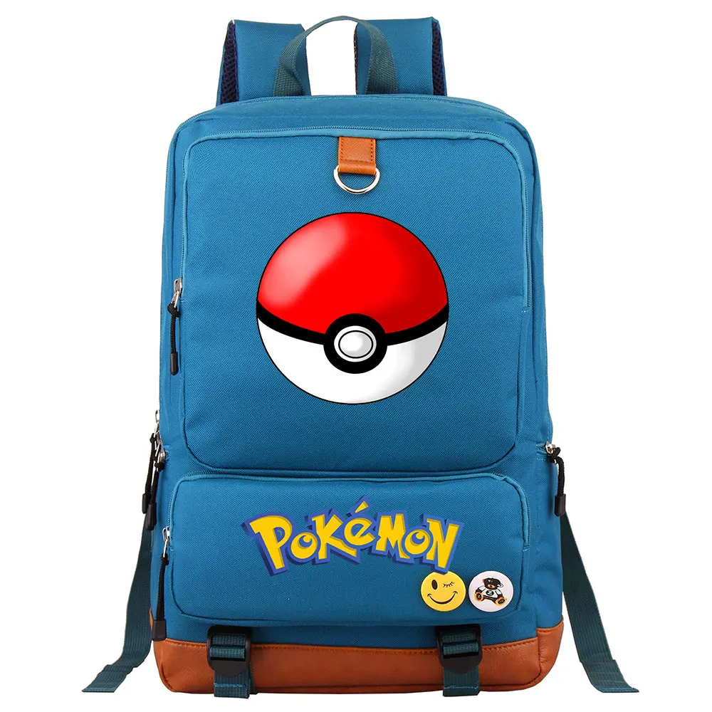 Аниме Сквиртл Пикачу Charmander Gengar мальчик девочка школьная сумка для женщин рюкзак для подростков школьные сумки холст для мужчин студенческий рюкзак