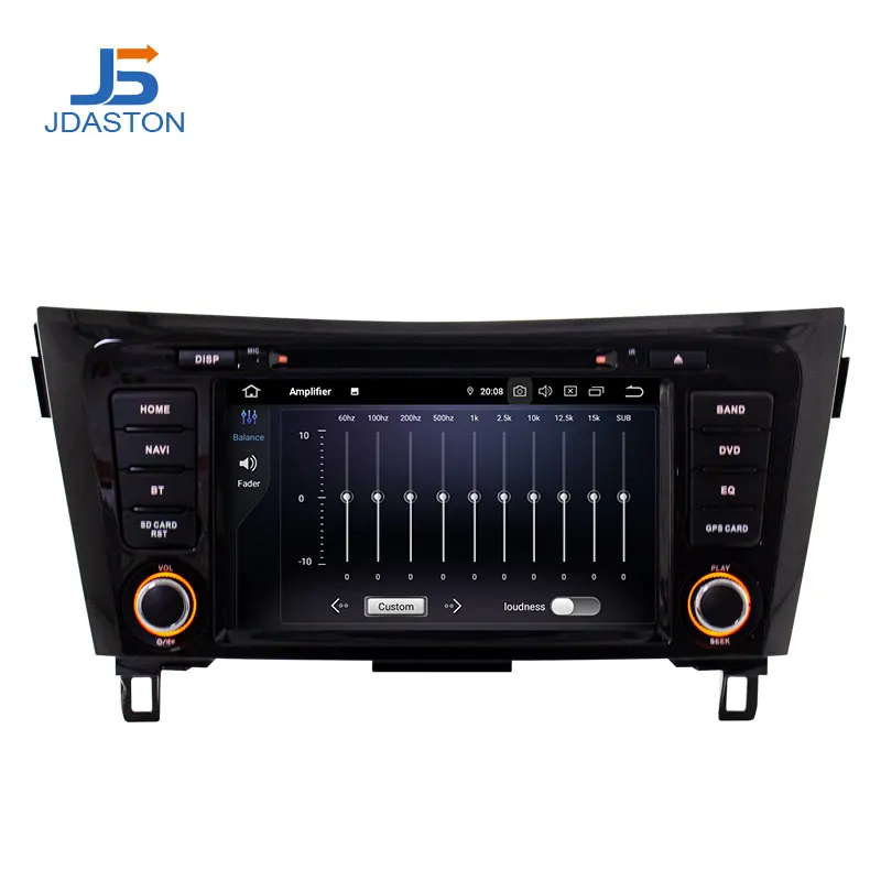 JDASTON Android 9 0 автомобильный мультимедийный плеер для Nissan qashqai X Trail 2014 2018 wifi DVD CD gps