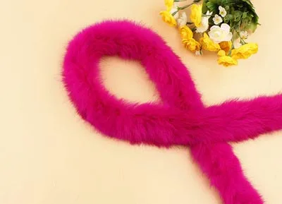 hot pink 2 метра, Meetee, 6 см, искусственный кроличий мех, лента, отделка ленты, сделай сам, ручная работа, пуховик, Декор, Швейные сумки, аксессуары для одежды, ремесло - Цвет: hot pink