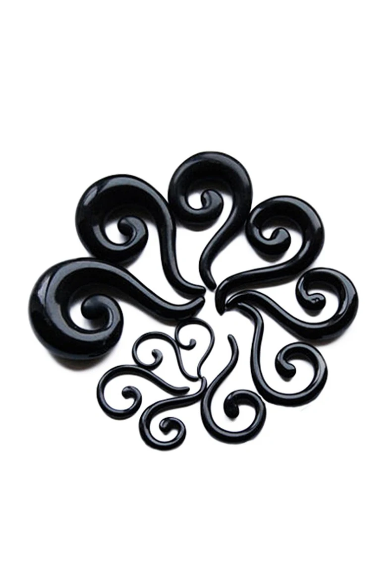 Совершенно новые акриловые спиральные конусные телесные туннельные носилки для