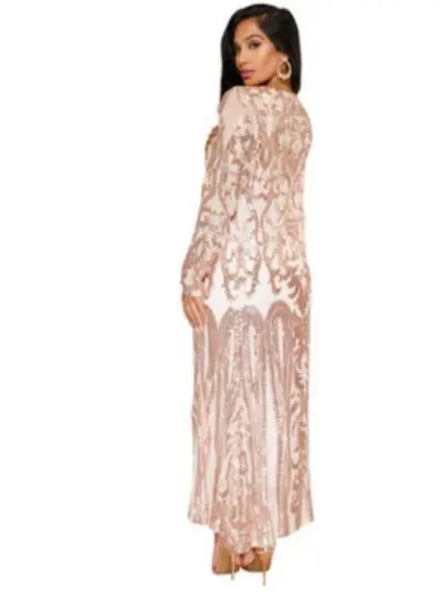 Длинное пальто-кардиган с блестками деловой Тренч длинным рукавом и открытой