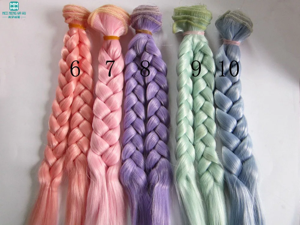 1 шт. парик для кукол 20 см х 100 см|hair for dolls|doll wigfor dolls |