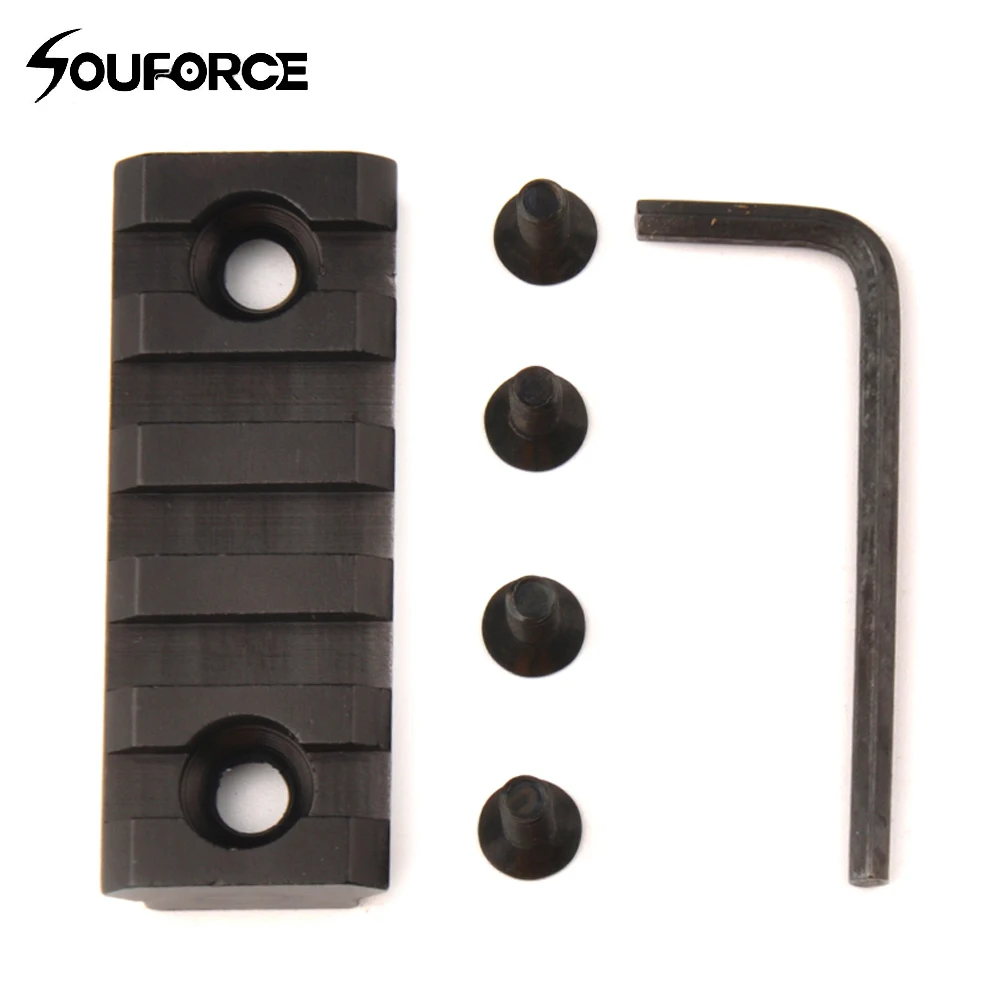 Тактическая 5 слотовая алюминиевая направляющая Keymod тактическая рельса 55 мм