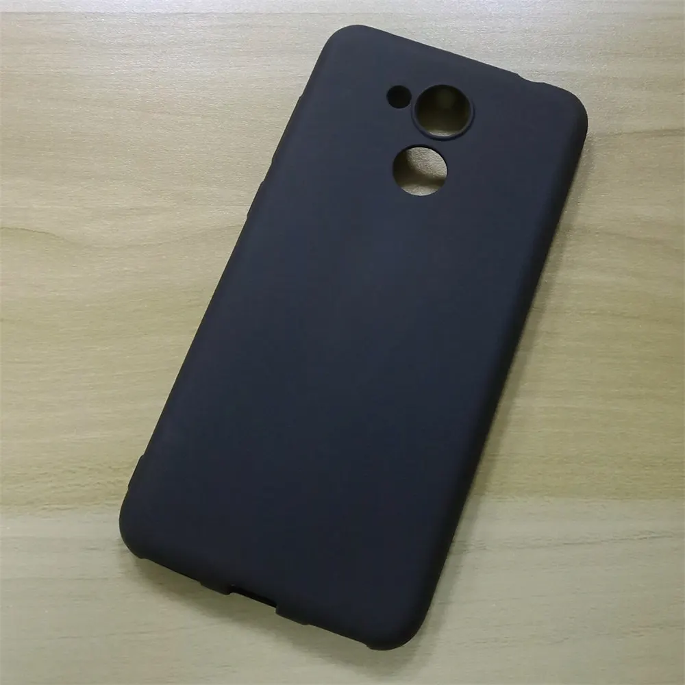Чехол для huawei Honor 6C Pro 5,", силиконовый чехол, чехол для huawei Honor 6C 6 C Pro V9 Play, защитный чехол из ТПУ - Цвет: Black