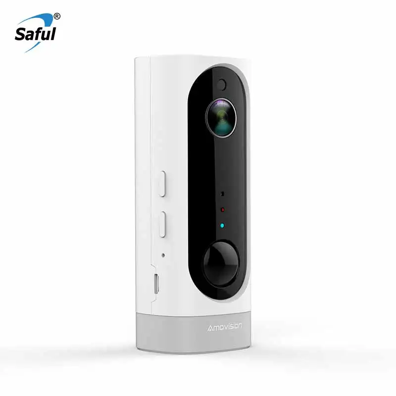2018 Saful HD Wifi Водонепроницаемая Крытая ip камера 3000 mAh аккумуляторная батарея