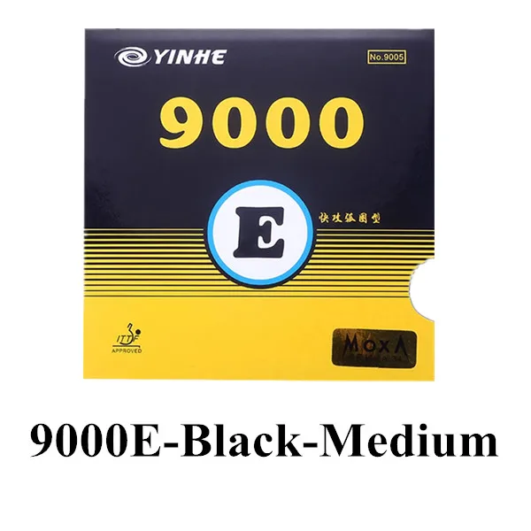 9000E Black medium yinhe Mercury 2, резиновый 9021 для настольного тенниса, ракетки для настольного тенниса, ракетка для пинг-понга, резиновые прыщи - Цвет: 9000E Black medium