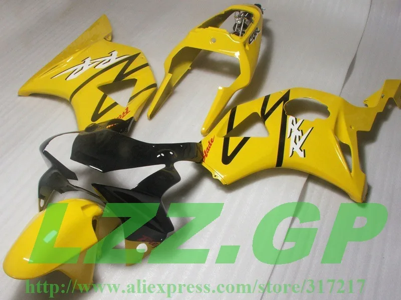 

CBR954 Fairing for HONDA CBR 954 RR 02 03 954RR 2002 2003 CBR900RR CBR 954 2002 2003 Yellow black motorcycle fairings
