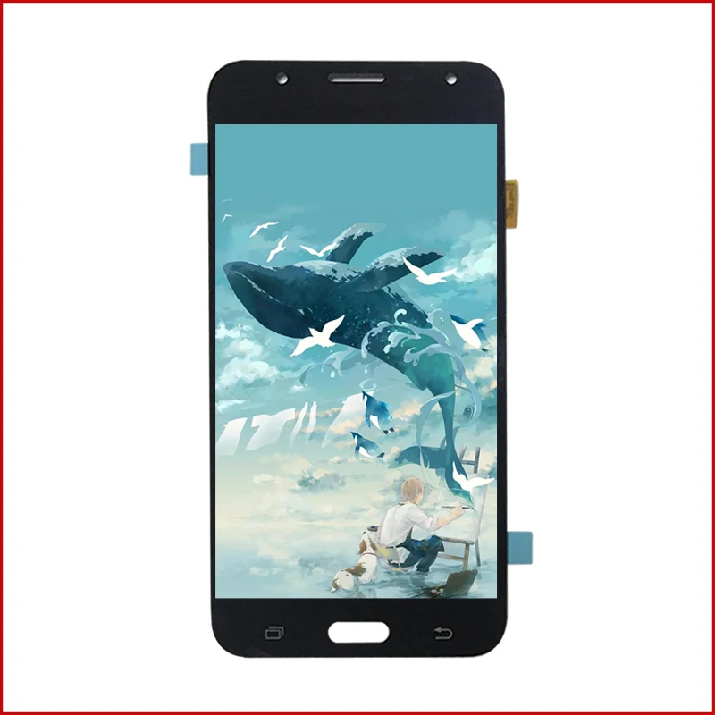 AMOLED ЖК-дисплей для samsung Galaxy J7 Neo J701 sm-j701f J701M J701MT/DS ЖК-дисплей монитор+ сенсорный экран дигитайзер стекло в сборе