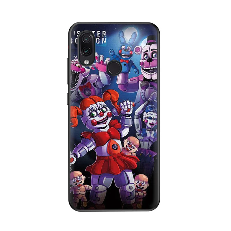 B12 Five Nights At Freddy Silicone Phone Case for Redmi 4A 4X 5 6 A Plus Pro 7 GO Note 4 4X 5 6 7 8 Pro 7A K20 Pro - Color: B12