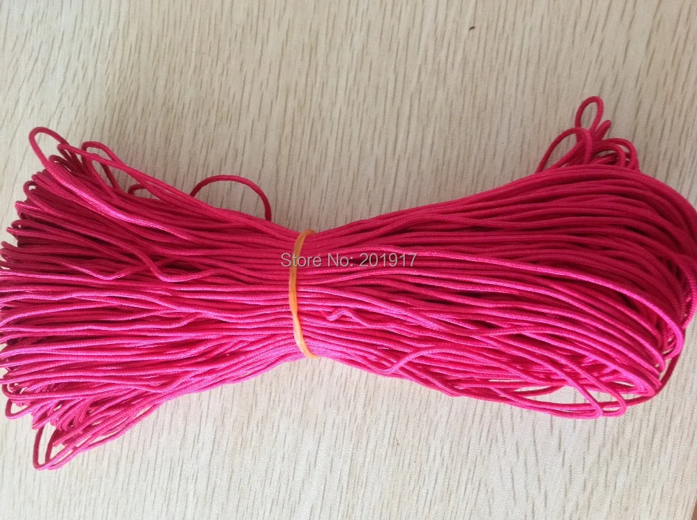 2 мм Roseo Rattail оплетка нейлоновый шнур + аксессуары для ювелирных изделий веревка