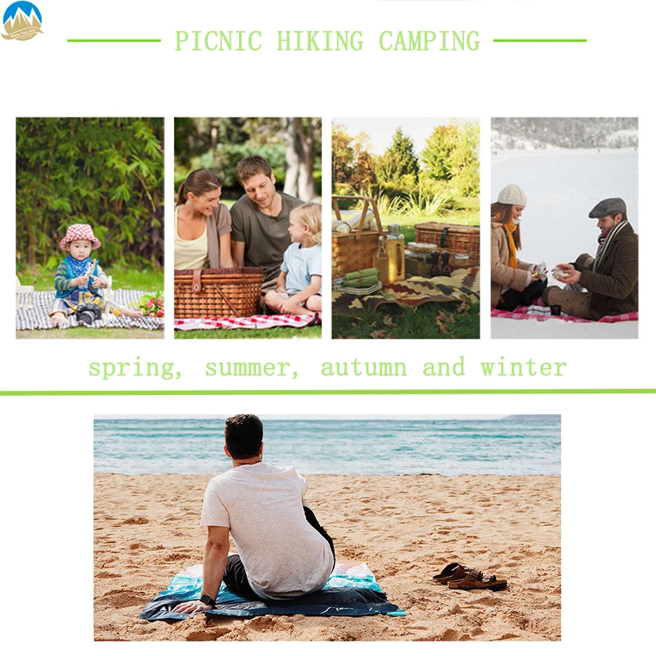 MYJ Lightweight Sleeping mat Portable Moisture Proof Comfortable Camping Mat Beach sand-free mat matters Folding Backpack mats
