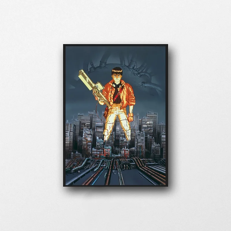 Akira постер японское аниме холст Художественная печать настенные картины для