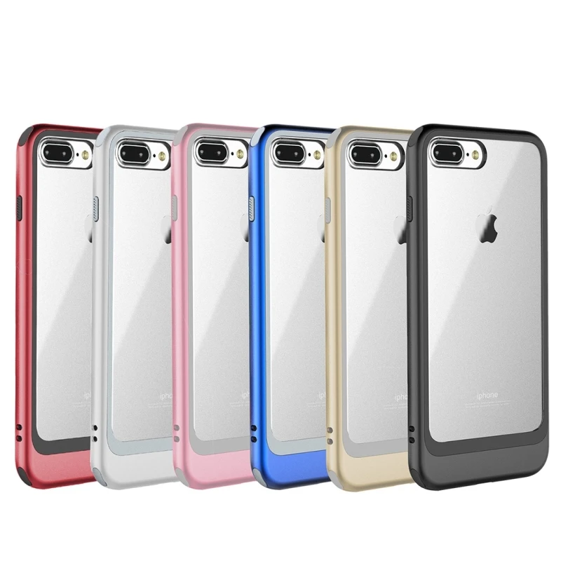 Haweel For iphone 8 plus case transparente shock proof TPU+ PC Protective Back Cover Phone Case funda silicona |