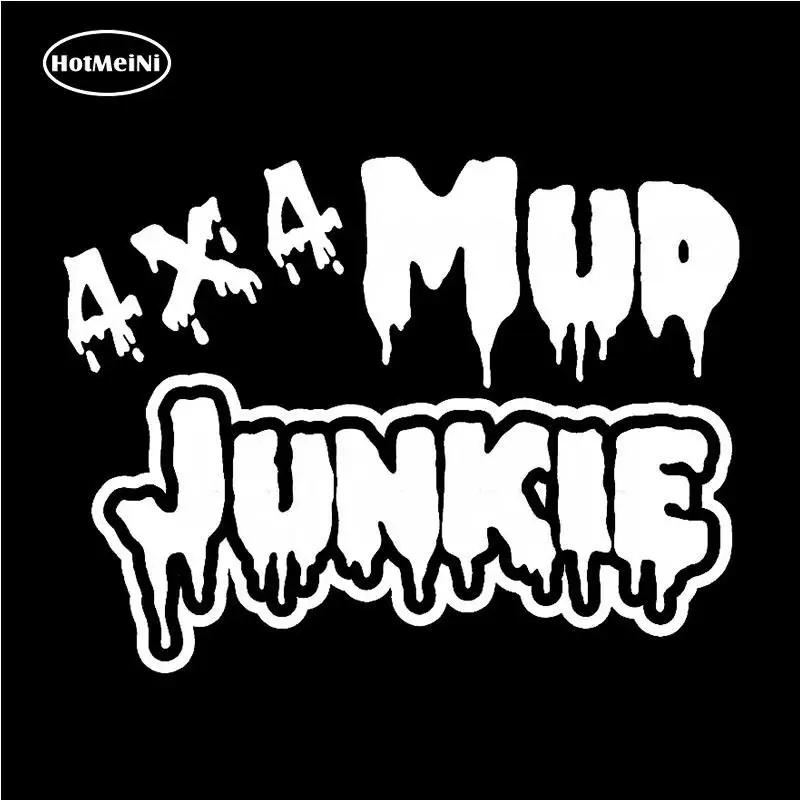 HotMeiNi 4X4 грязи JUNKIE забавные виниловые наклейки для автомобилей и мотоциклов