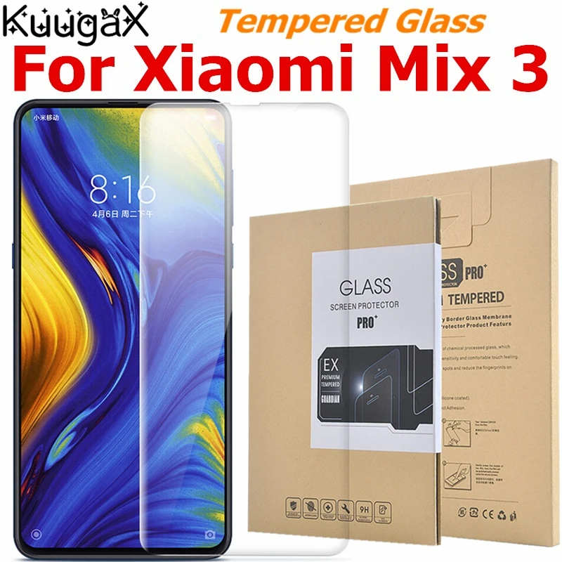 Закаленное стекло для Xiaomi Mi Mix 3 оригинал mix3 6 39 дюймов Защитная пленка экрана