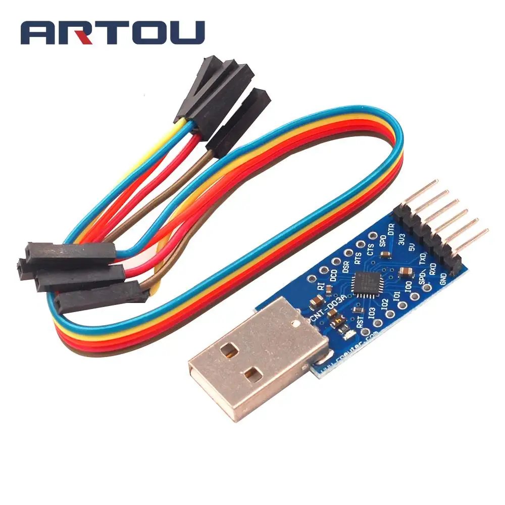 Последовательный преобразователь с USB 2 0 на TTL UART 6PIN модуль CP2104 STC PRGMR замена CP2102