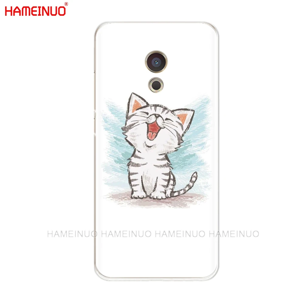HAMEINUO Кот Волк чехол с изображением животного чехол для телефона для Meizu M6 M5 M5S M2 M3 M3S MX4 MX5 MX6 PRO 6 5 U10 U20 note plus - Цвет: 41402