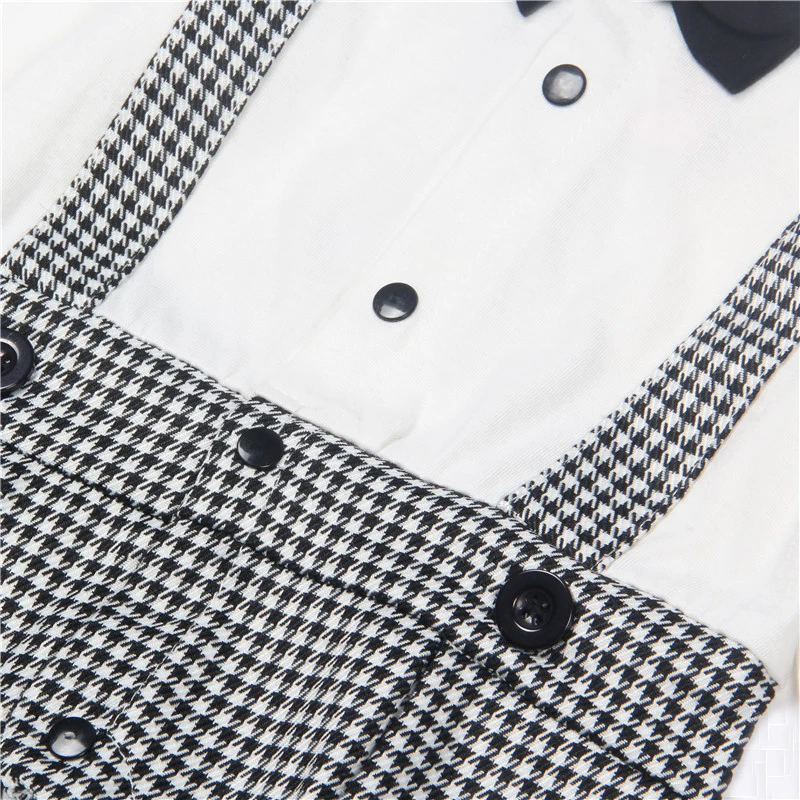 Весна комбинезон для мальчиков младенцев длинные рукава поддельные целом