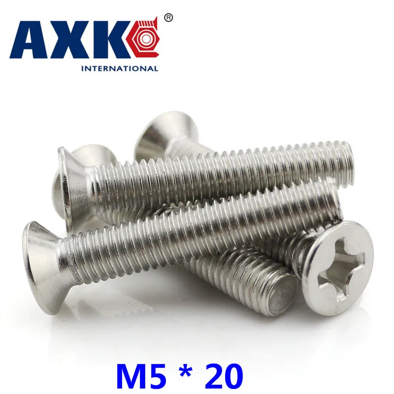 2019 прямые продажи Parafusos шурупов Axk 10 шт 304 Нержавеющая сталь потайной винты с