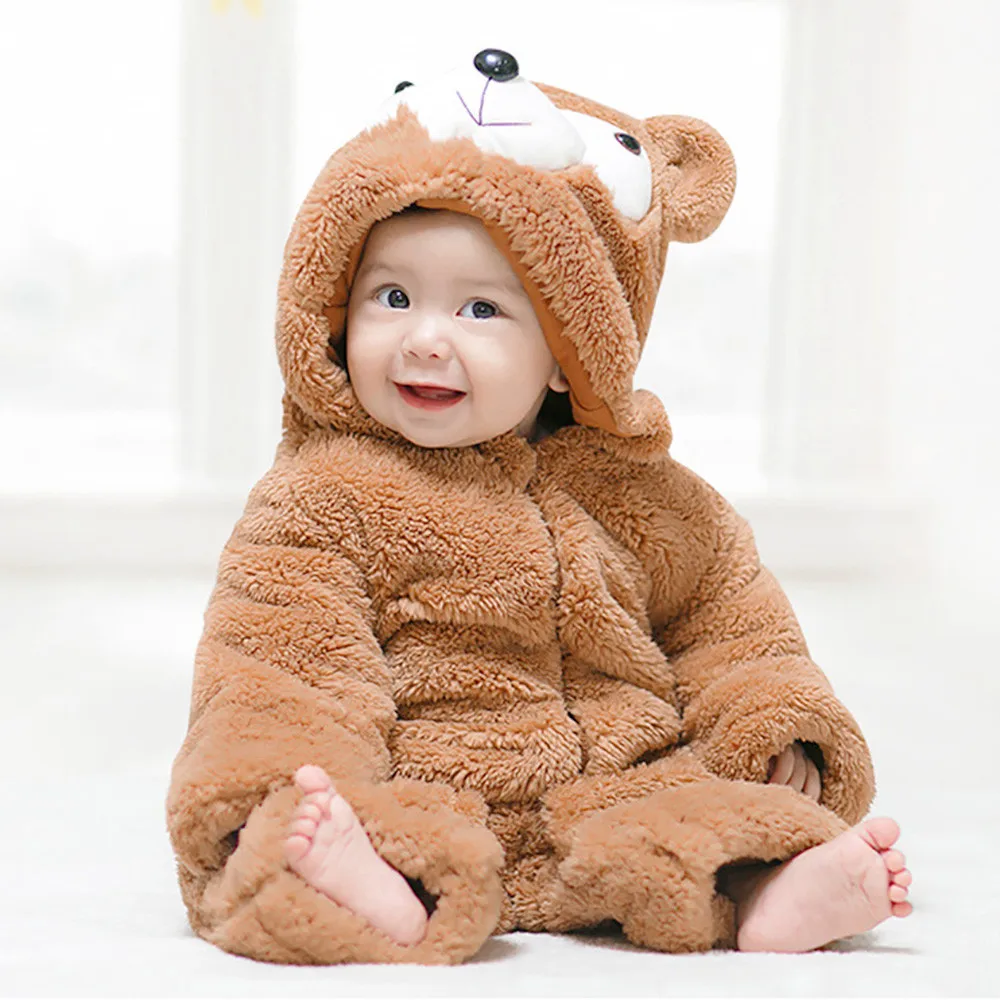 Новинка 2018 года Модный комбинезон с длинными рукавами для новорожденных