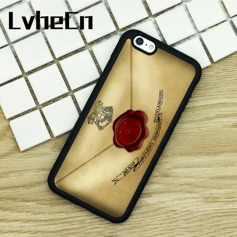 LvheCn ТПУ чехлы для телефонов iPhone 6 6 S 7 8 Plus X 5 5S 5C SE 4 4S ipod touch 4 5 6 чехол конверт Гарри Поттер прекрасный