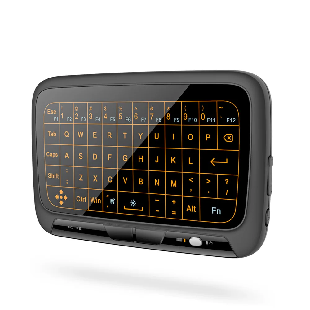 H18 + 2 4 ГГц мини draadloze qwerty-toetsenbord Volledige Touchpad Toetsenbord гроте Touch Pad Afstandsbediening voor Android ТВ |