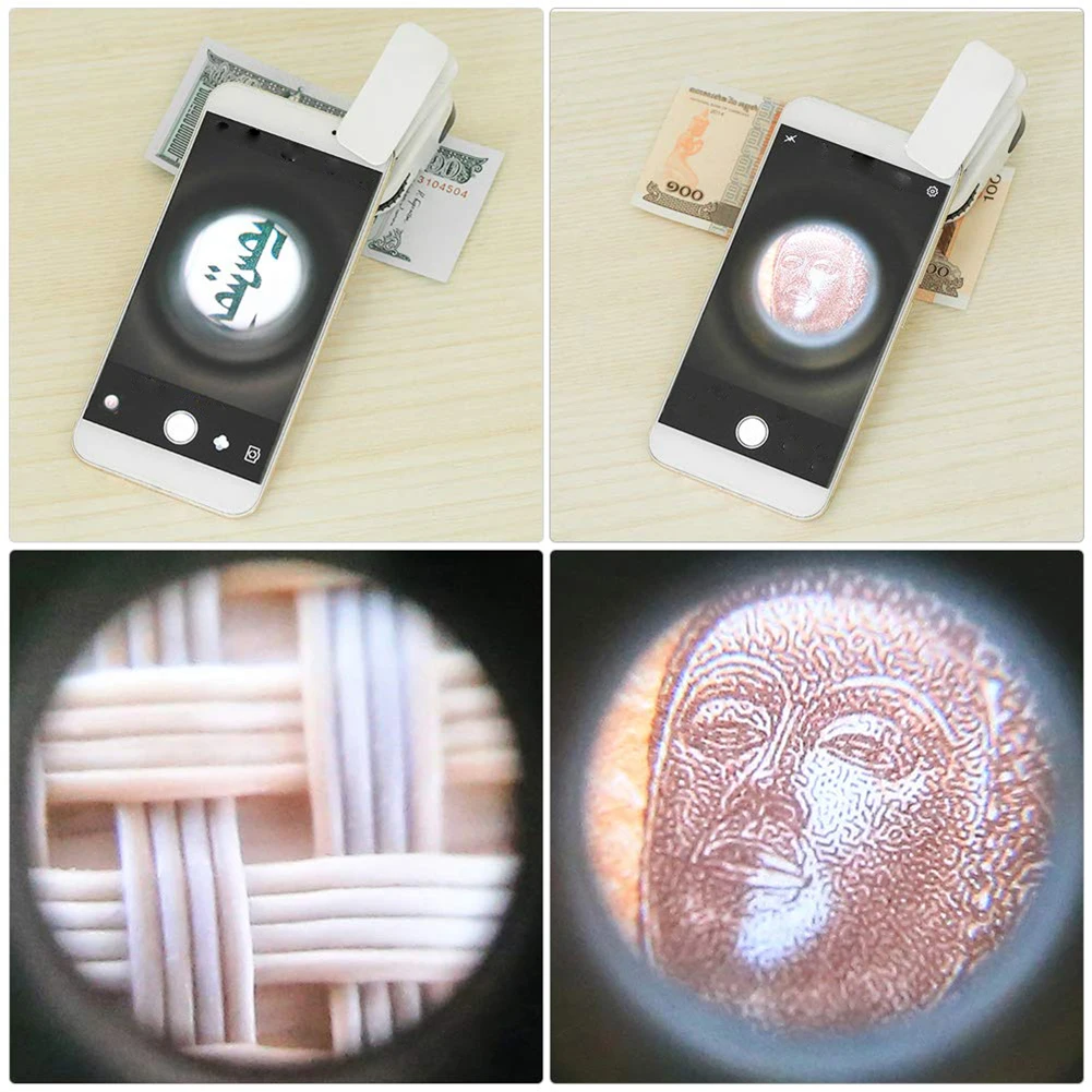 60X увеличение мобильного телефона USB увеличительный микроскоп определить