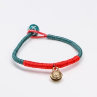 creative women lucky fish bracelets bead red string ceramic bracelets bangles men handmade accessories lovers lucky jewelry